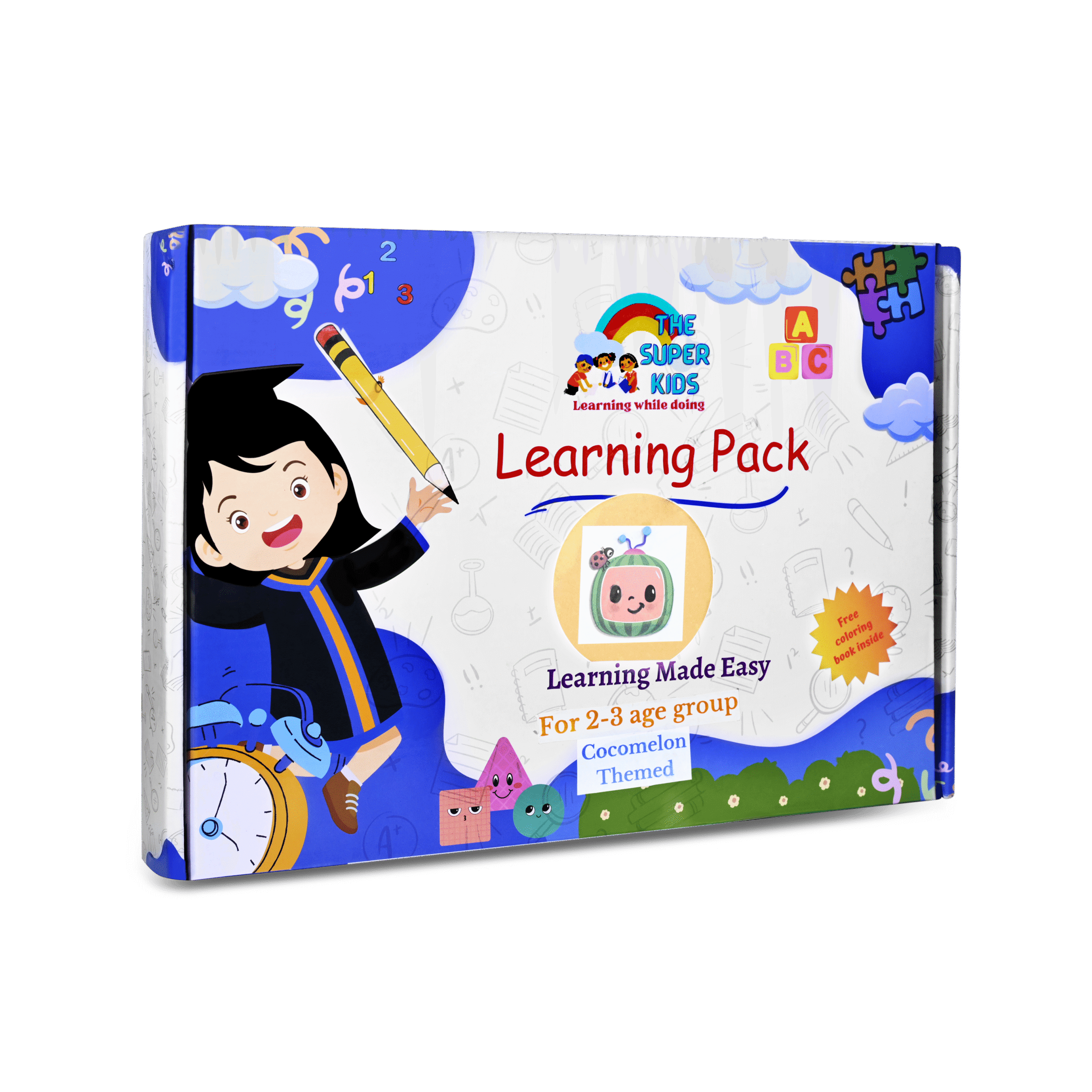 Preschool learning kit for toddlers age 2–3